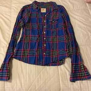 Colored Hollister Flannel
